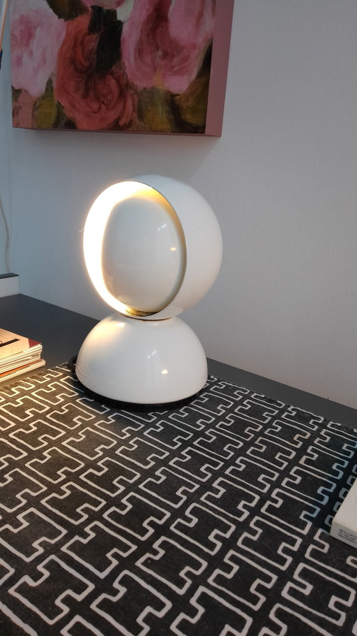 Table lamp Eclisse, V. Magistretti White