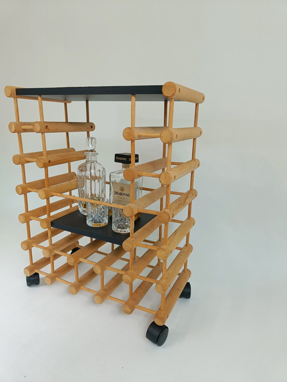 Image 1 of Wine rack/beverage cart - Richard Nissen for Bodum