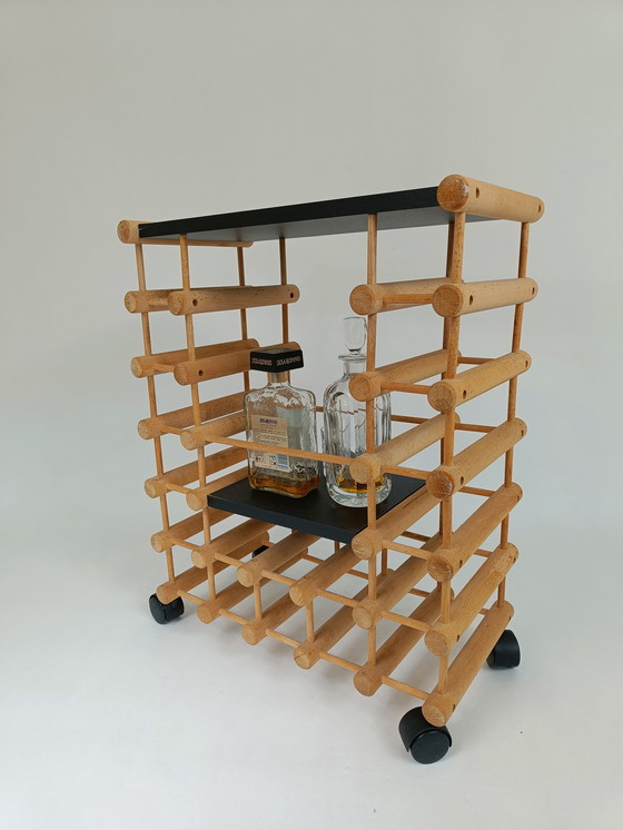 Image 1 of Wine rack/beverage cart - Richard Nissen for Bodum