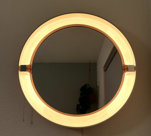 Vintage Allibert Mirror With Lighting
