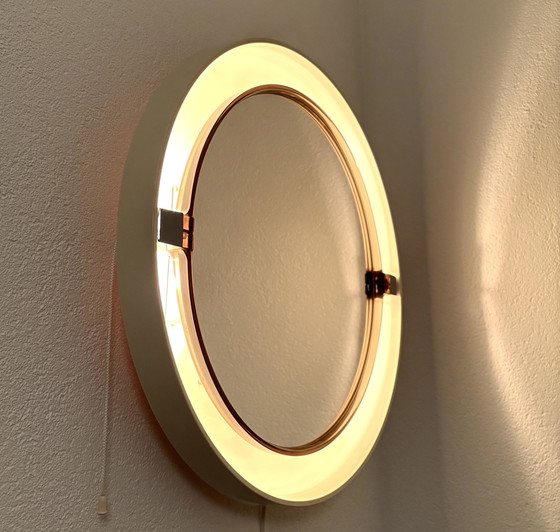 Image 1 of Vintage Allibert Mirror With Lighting