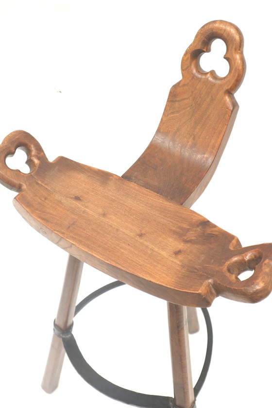 Image 1 of Taburete vintage brutalista español 'Marbella' de Confonorm de la década de 1970