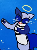 Shunyam - Serigrafía Gato Bailando