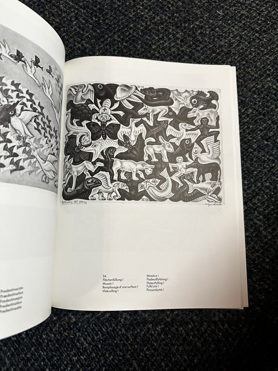 Image 1 of MC Escher Graphics and drawings book