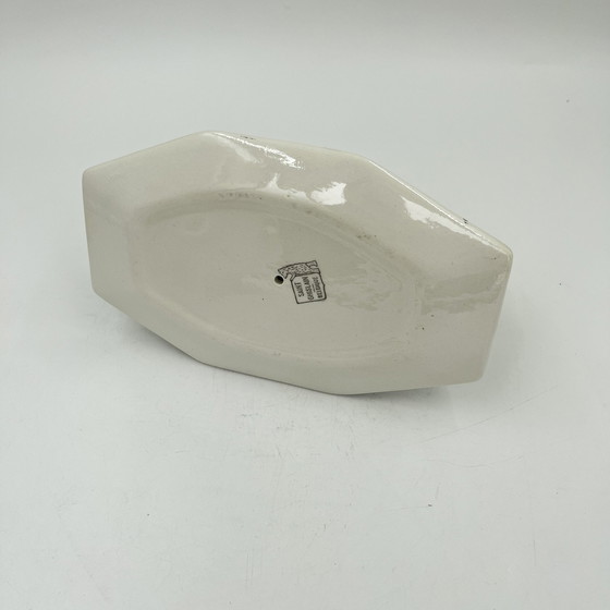 Image 1 of Art Deco gravy boat Faïencerie De Saint-Ghislain