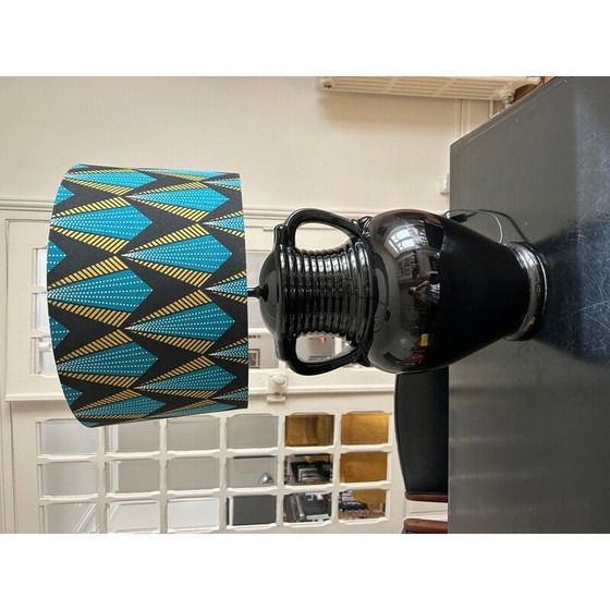 Image 1 of Lampada vintage in ceramica nera, 1970