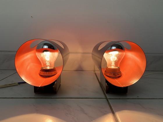 Image 1 of 2X Oxar Space Age Wall Lamp