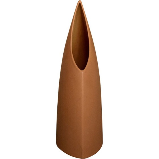 Image 1 of Vintage brick red sandstone vase for Asa Selection, Germany 1980