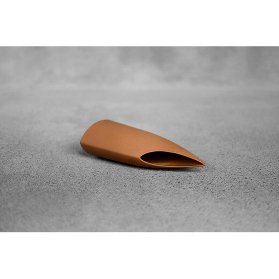 Image 1 of Vintage brick red sandstone vase for Asa Selection, Germany 1980