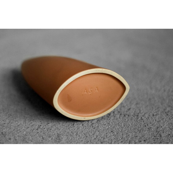 Image 1 of Vintage brick red sandstone vase for Asa Selection, Germany 1980