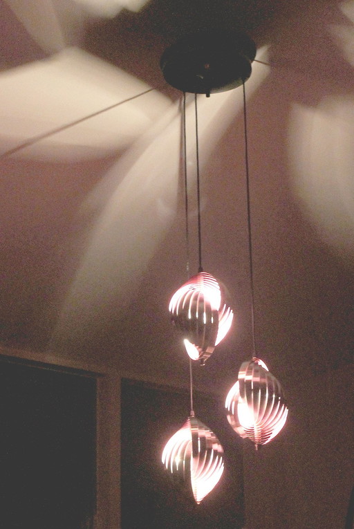 Vintage Space Age Pendant Light 