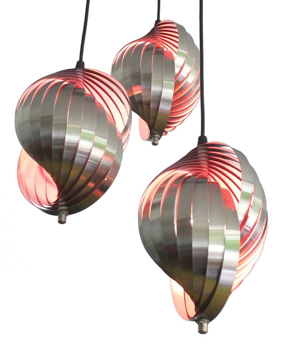 Image 1 of Vintage Space Age Pendant Light 