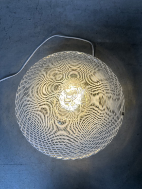 Image 1 of Vintage Murano Swirl Table Lamp - Itre