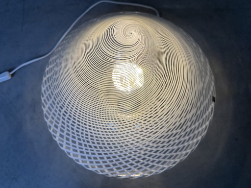 Vintage Murano Swirl Table Lamp - Itre