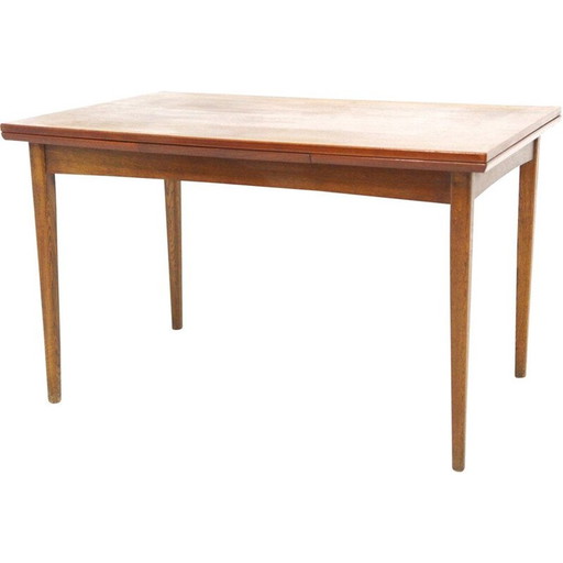 Vintage dining table with retractable tops