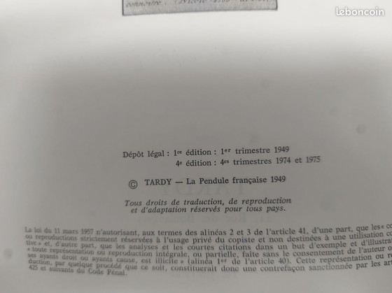 Image 1 of Il libro dell&#39;orologio francese Luigi XVI
