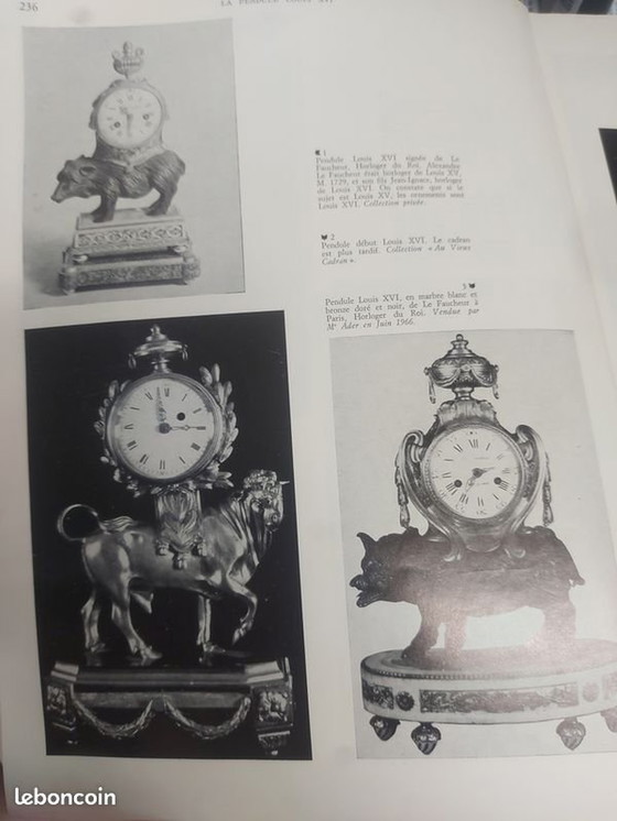 Image 1 of Il libro dell&#39;orologio francese Luigi XVI