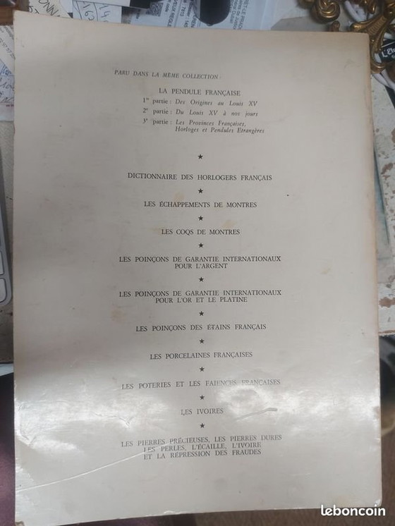 Image 1 of Il libro dell&#39;orologio francese Luigi XVI