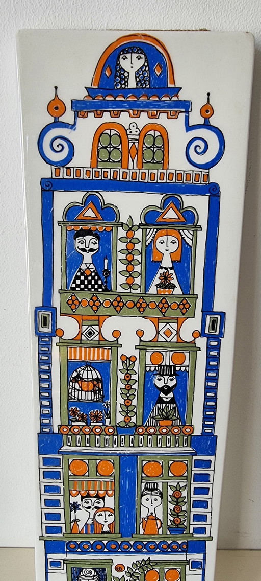 1960s "Huset" Figgjo Fajanse Turi-Design Norway Tile