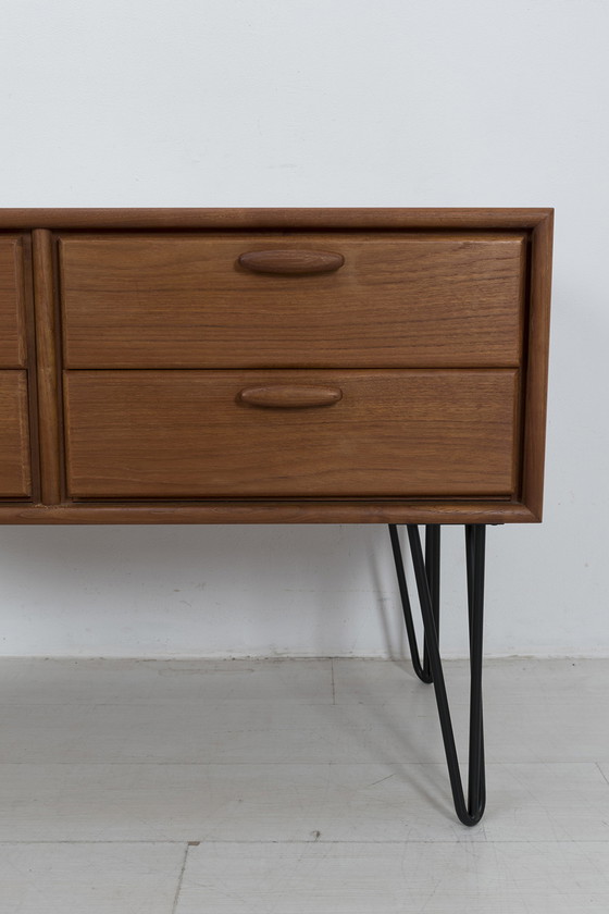 Image 1 of German teak chest of drawers