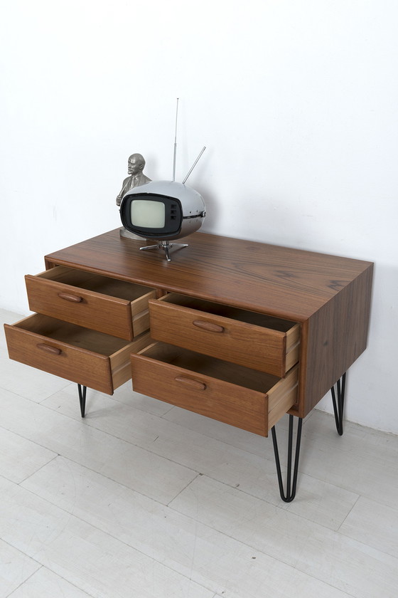 Image 1 of German teak chest of drawers