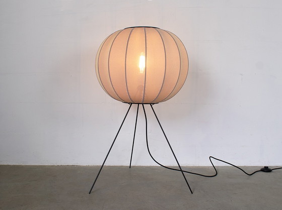 Image 1 of Knit White KW60 floor lamp by Iskos-Berlin handmade Denmark