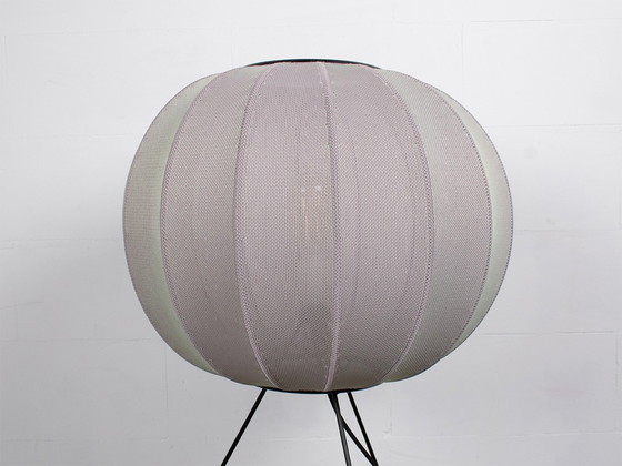 Image 1 of Knit White KW60 floor lamp by Iskos-Berlin handmade Denmark