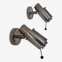2X Zodiac Wall Lights By Jacques Biny For Lita - 1965