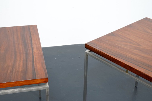 Tables d'appoint d'architecte vintage de Knud Joos pour Jason Møbler, années 1950, lot de 2