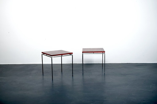 Tables d'appoint d'architecte vintage de Knud Joos pour Jason Møbler, années 1950, lot de 2