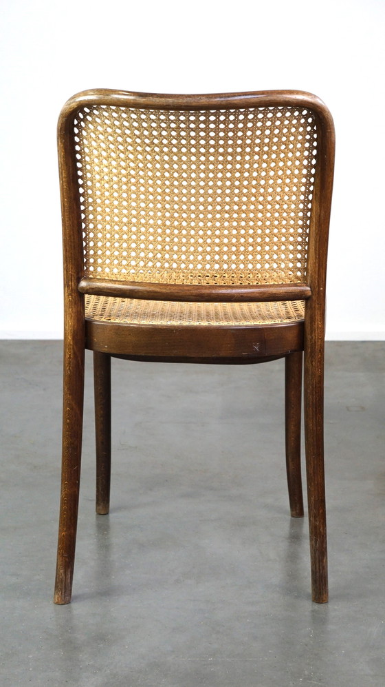 Image 1 of Chaise de bistrot design vintage modèle 811 par Josef Hoffmann pour FMG