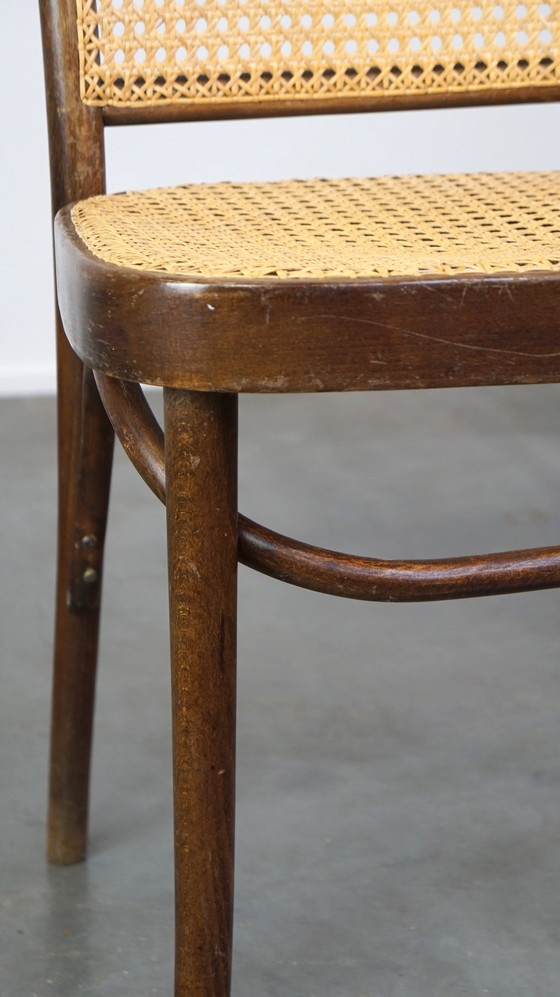 Image 1 of Chaise de bistrot design vintage modèle 811 par Josef Hoffmann pour FMG