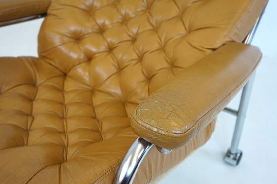 Image 1 of Bore leather armchair by Noboru Nakamura