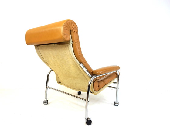 Image 1 of Bore leather armchair by Noboru Nakamura