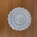 Aplique de pared Lámpara de techo Cristal grueso 1970 1980 Años setenta Años ochenta
