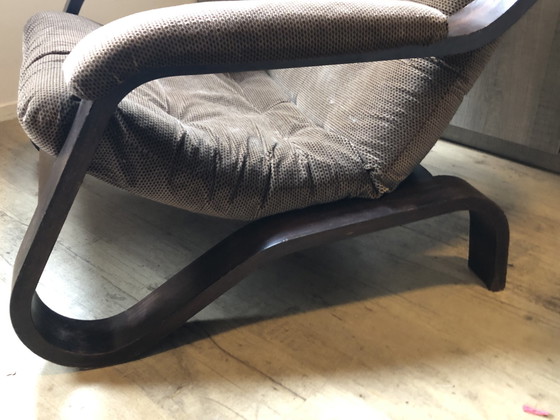 Image 1 of Poltrona vintage di design - anni '70 - stile Coja - velluto a coste