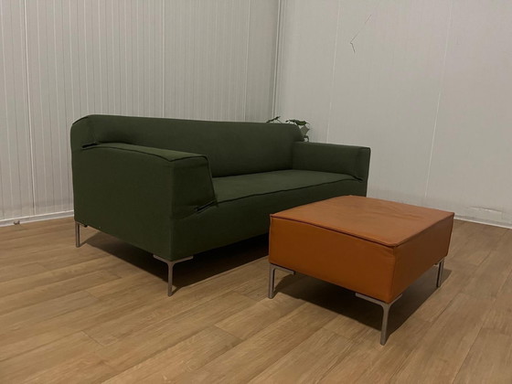 Image 1 of Design On Stock Bloq 3-Seater Sofa Green