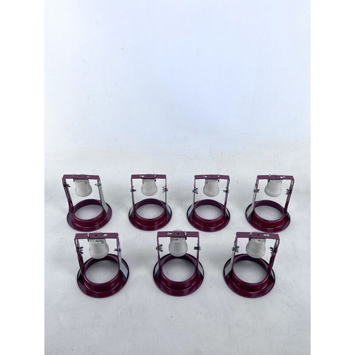 Set of 7 vintage spotlights by Stilnovo, Italy 1960