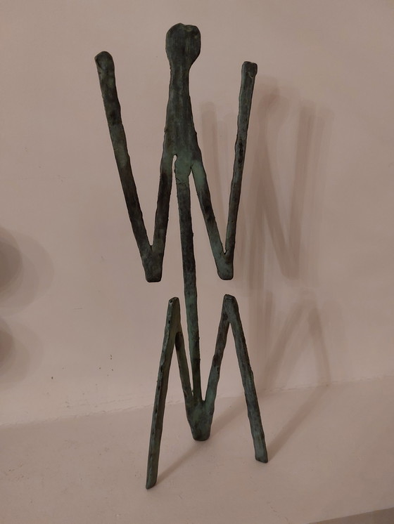 Image 1 of Sjef Voets Bronze sculpture 'Petit sourcier'