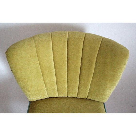 Image 1 of Set di 4 sedie da donna vintage con poggiapiedi, anni '60