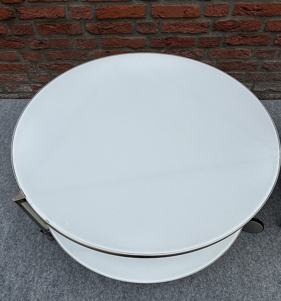 Image 1 of 2 x table roulante et table basse Strind par Ehlen Johansson pour Ikea.