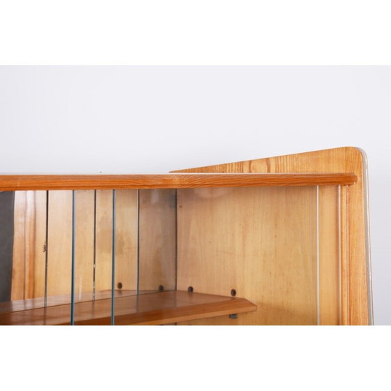 Image 1 of Vintage ash bookcase, Czech 1950