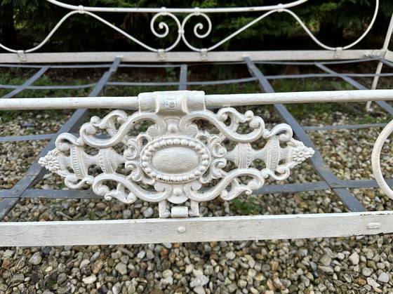 Image 1 of Antico letto pieghevole in ferro battuto del 1880