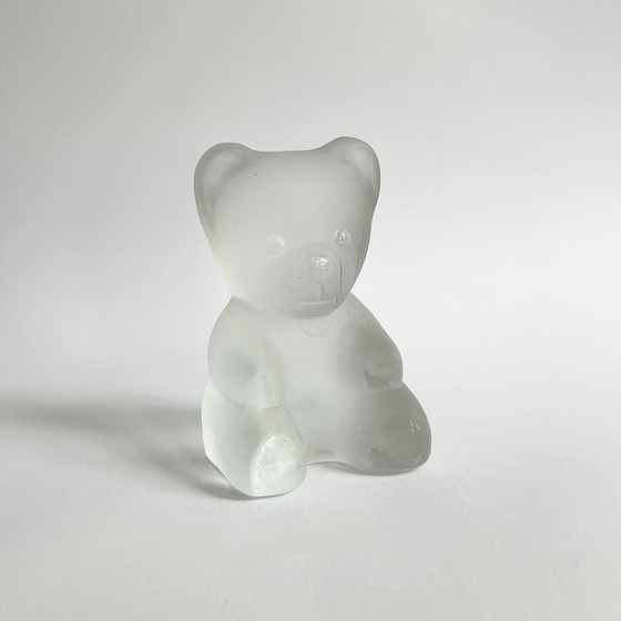 Image 1 of Nybro Swedish glass bear