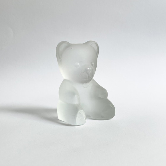 Image 1 of Nybro Swedish glass bear