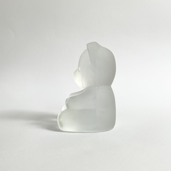 Image 1 of Nybro Swedish glass bear