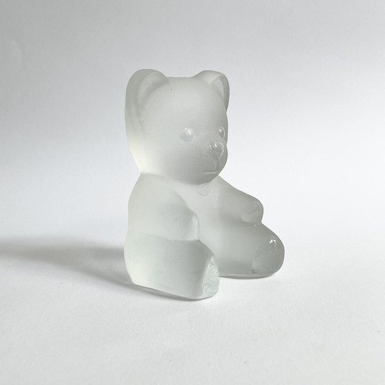 Image 1 of Nybro Swedish glass bear