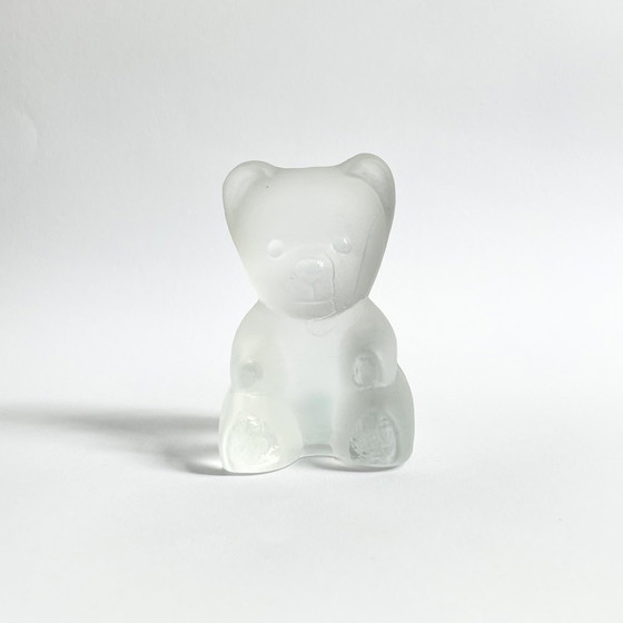 Image 1 of Nybro Swedish glass bear