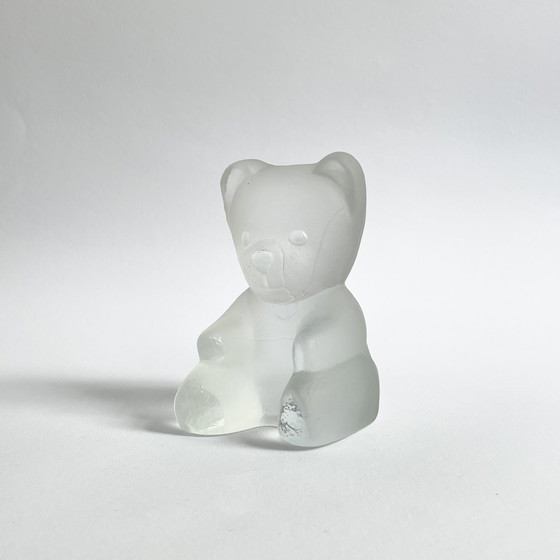 Image 1 of Nybro Swedish glass bear