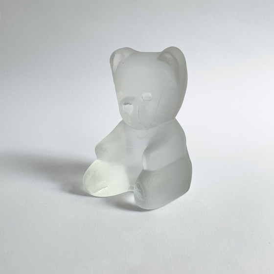 Image 1 of Nybro Swedish glass bear